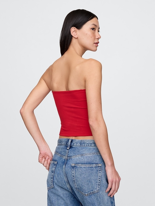 Image number 3 showing, CloseKnit Cropped Tube Top