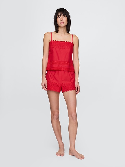 Image number 1 showing, Lace-Trim PJ Cami Set
