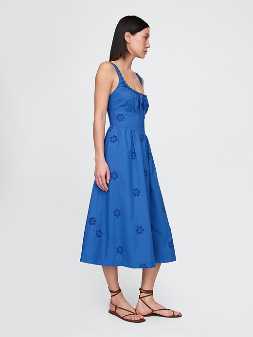 Image number 3 showing, Eyelet Scoop Neck Dress