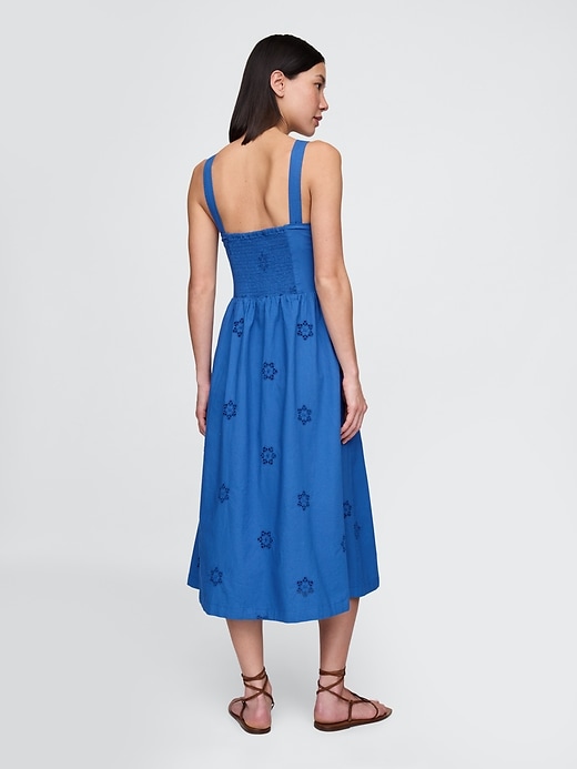 Image number 2 showing, Eyelet Scoop Neck Dress