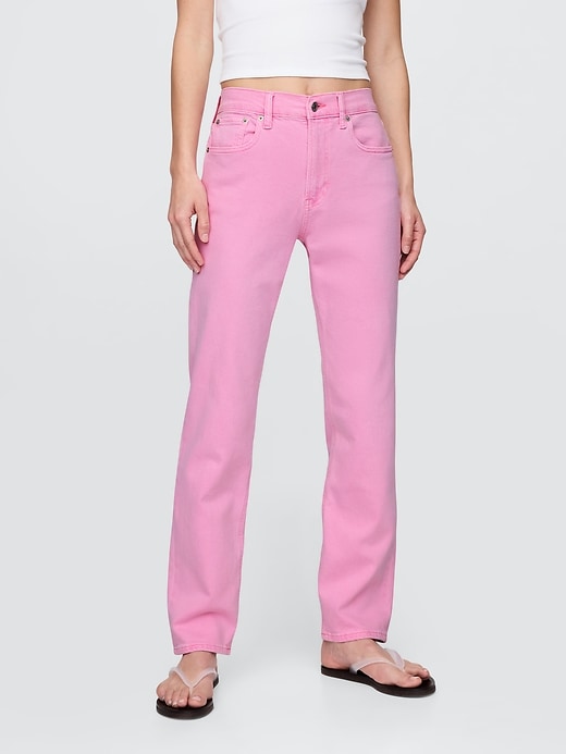 Image number 2 showing, High Rise '90s Straight Jeans