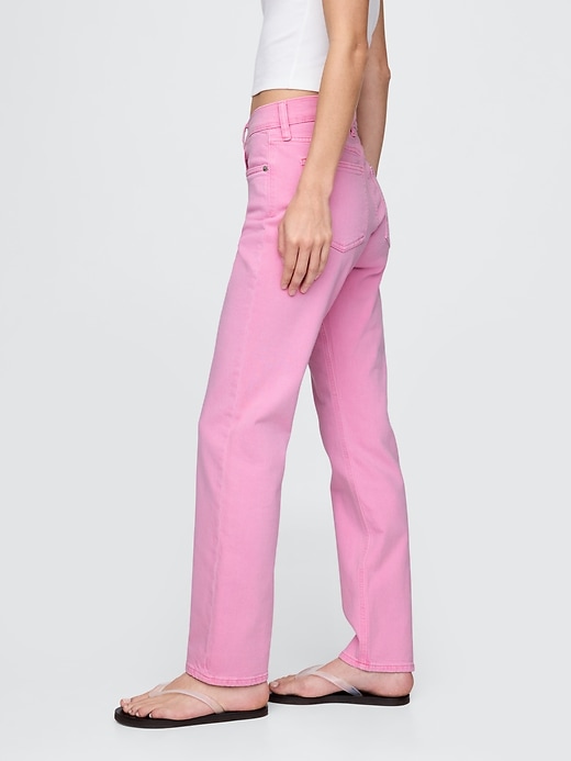 Image number 3 showing, High Rise '90s Straight Jeans