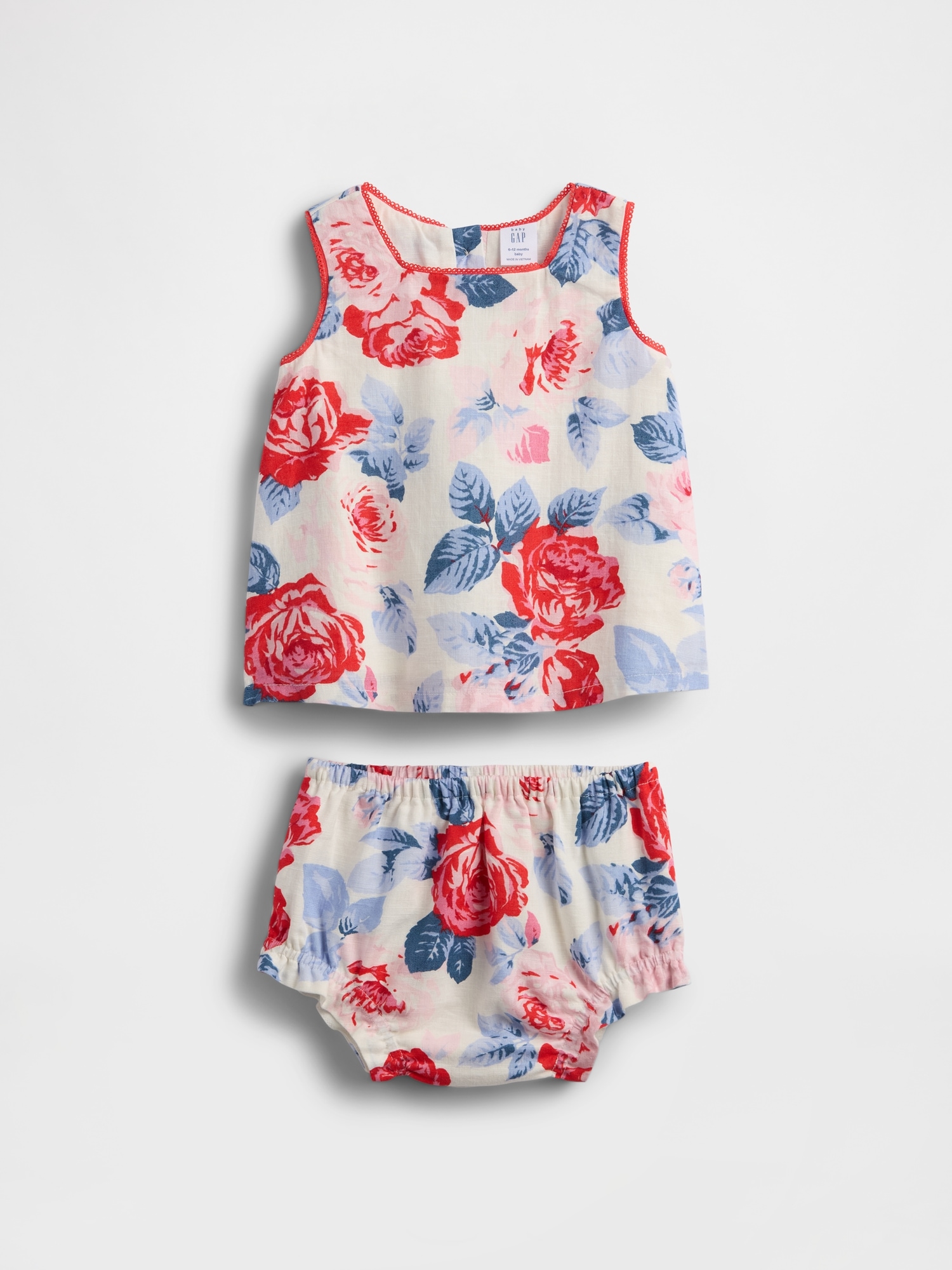 Baby Linen-Cotton Outfit Set