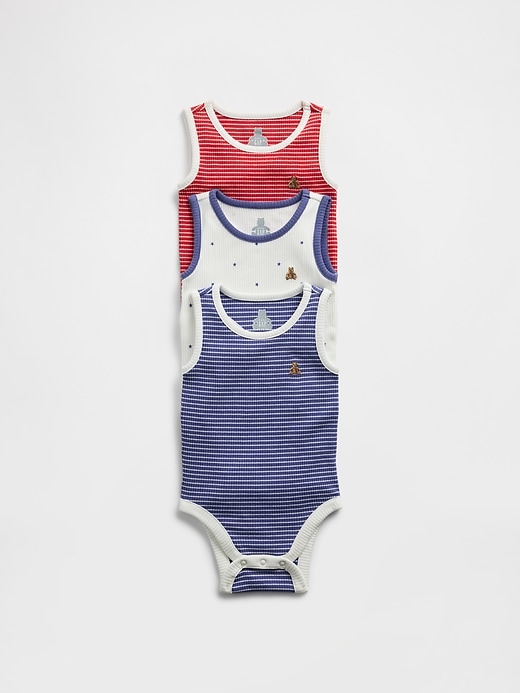 Image number 1 showing, Baby First Favorites TinyRib Tank Bodysuit (3-Pack)