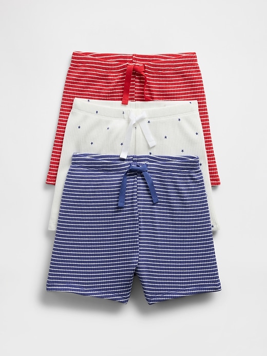 Image number 1 showing, Baby First Favorites TinyRib Pull-On Shorts (3-Pack)