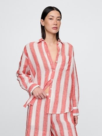 100% Linen Oversized Shirt