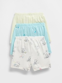 Baby First Favorites TinyRib Pull-On Shorts (3-Pack)