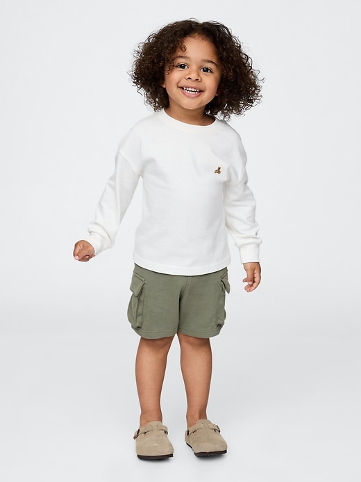 Image number 1 showing, Baby & Toddler Mix & Match VintageSoft Cargo Sweat Shorts