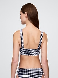 Colorblock Bandeau Bikini Top