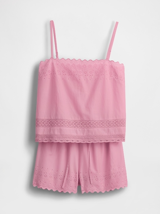Image number 3 showing, Lace-Trim PJ Cami Set