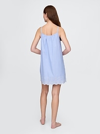 Eyelet Hem PJ Dress