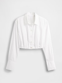 GapStudio Poplin Cropped Shirt