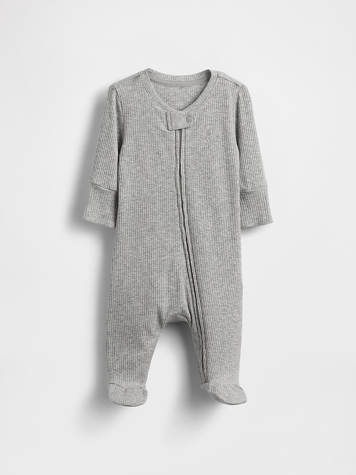Image number 1 showing, Baby First Favorites TinyRib Footed One-Piece
