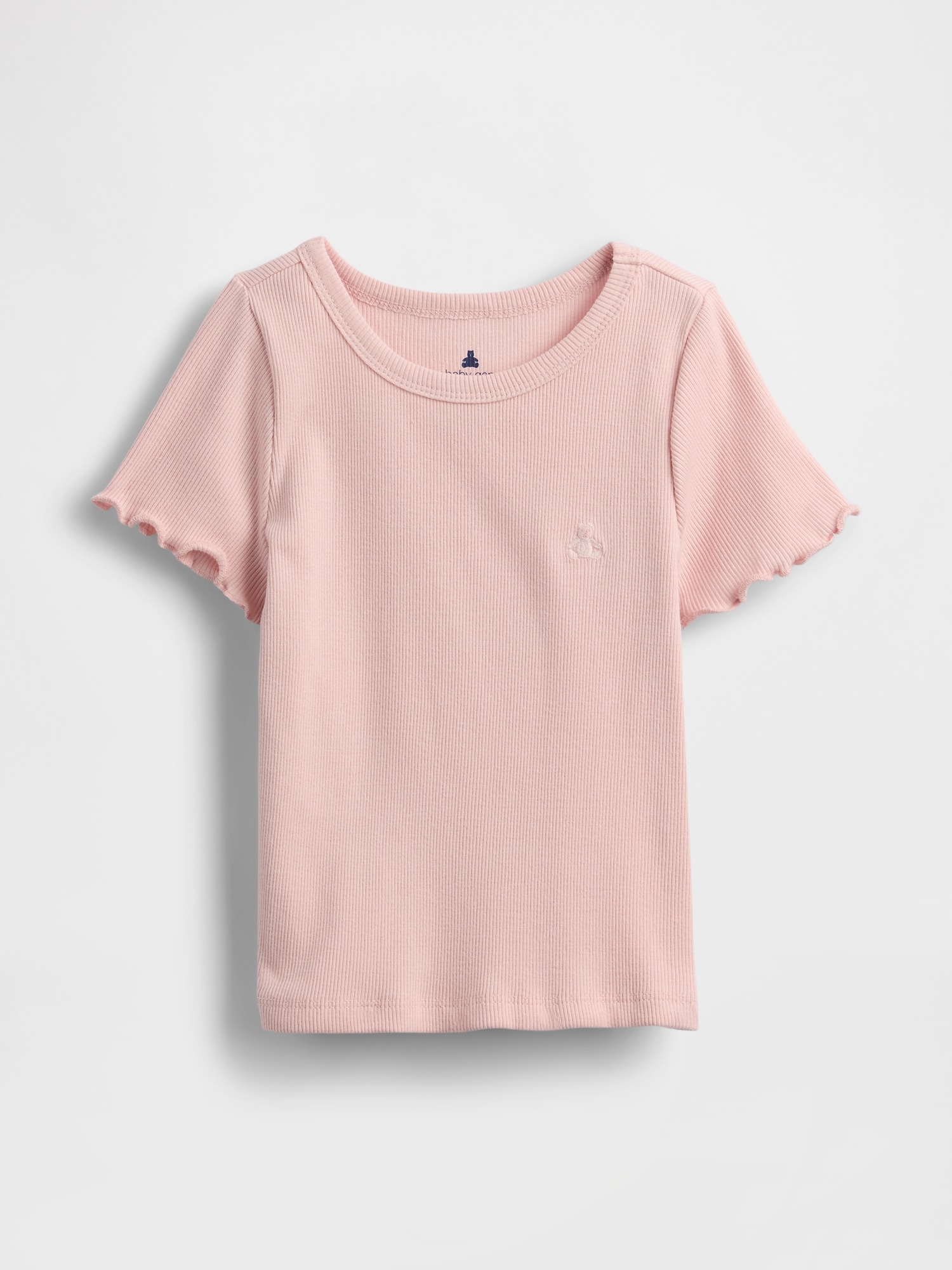 Gap Baby & Toddler Mix & Match Rib T-shirt In Misty Rose Pink