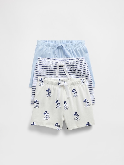 Image number 1 showing, Gap × Disney Baby Organic Cotton Pull-On Shorts (3-Pack)
