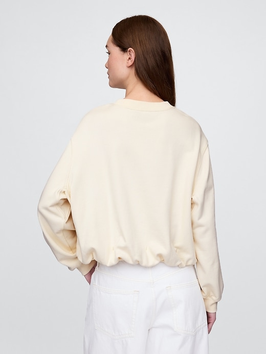 Image number 3 showing, Heavyweight French Terry Bubble-Hem Sweatshirt