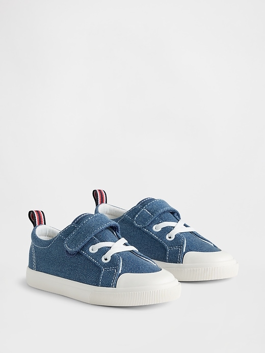 Image number 2 showing, Toddler Denim Sneakers