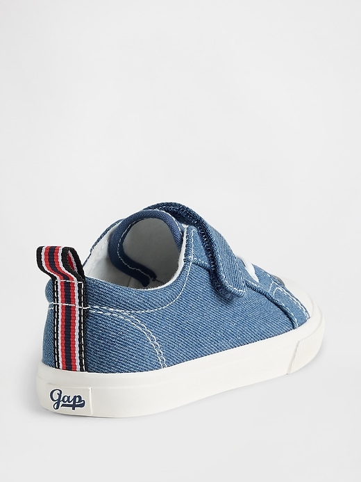 Image number 4 showing, Toddler Denim Sneakers
