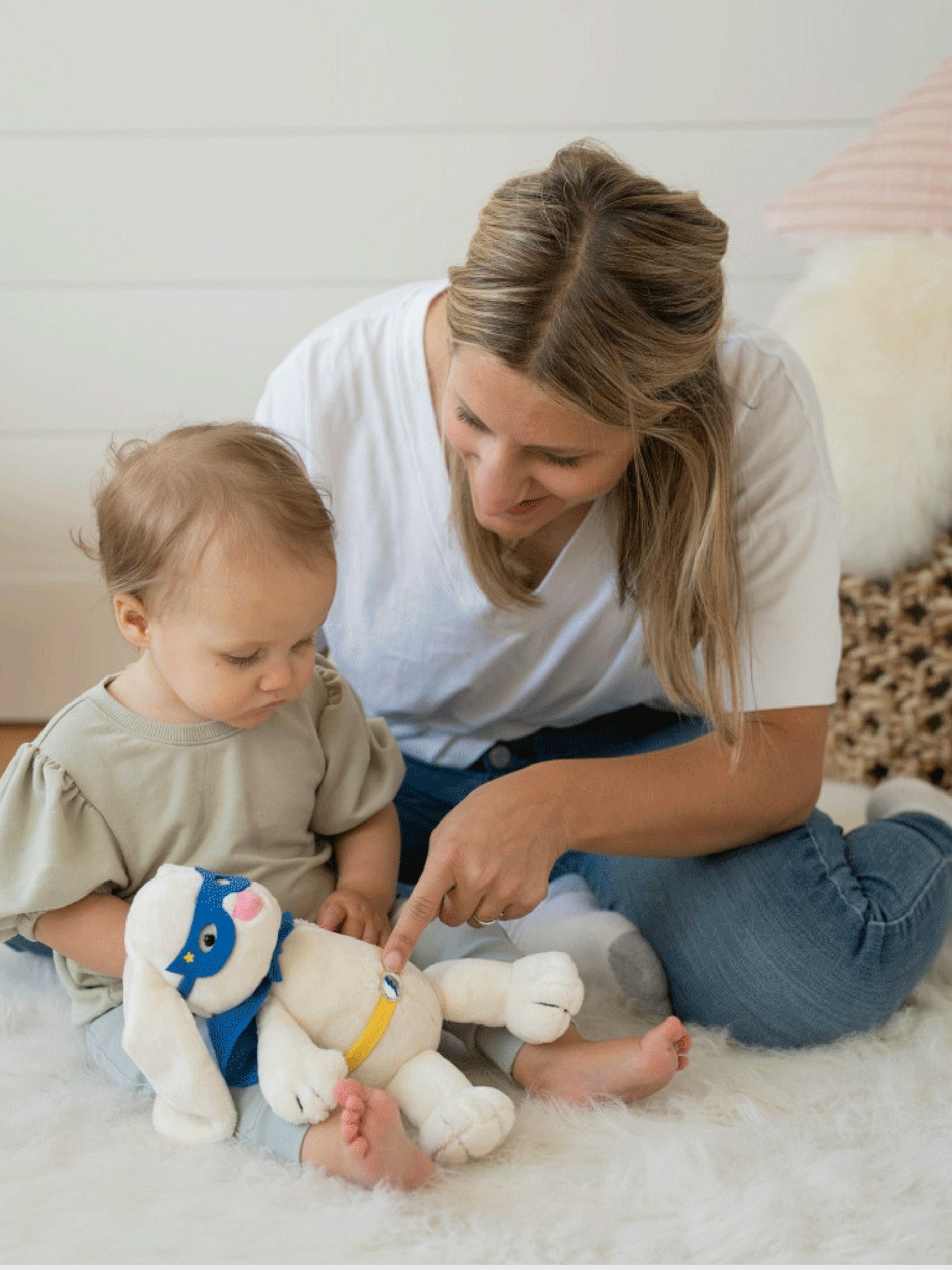 Детская мягкая игрушка Gap Superhero Bunny Plush Toy, цвет: Разноцветный — фото 5