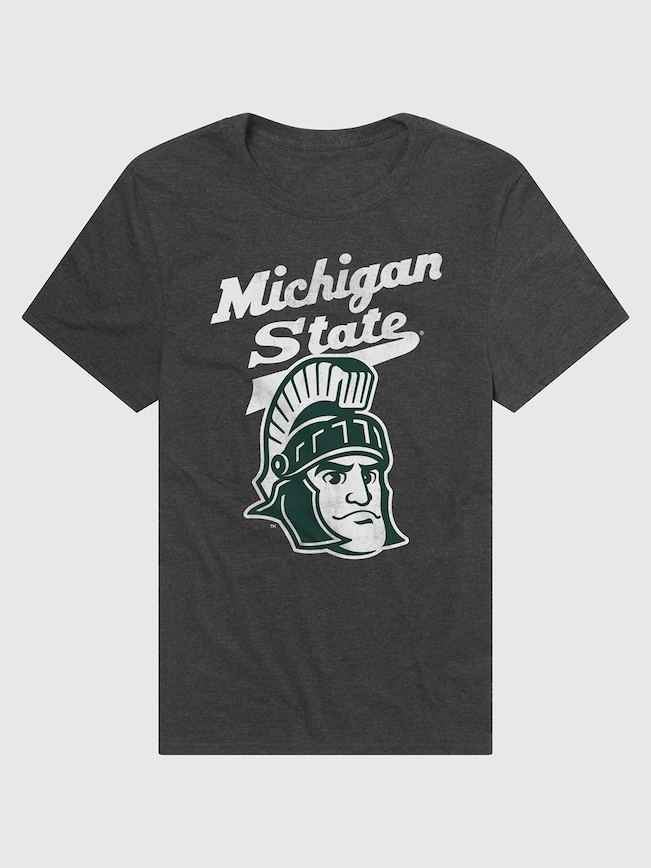 Michigan State Spartans Mascot Graphic T-Shirt