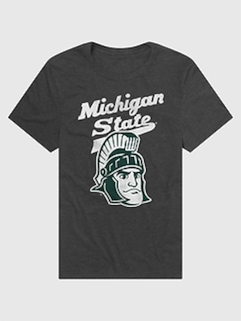 Michigan State Spartans Mascot Graphic T-Shirt