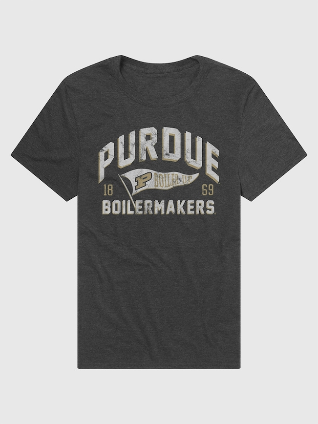 Purdue Boilermakers Banner Graphic T-Shirt