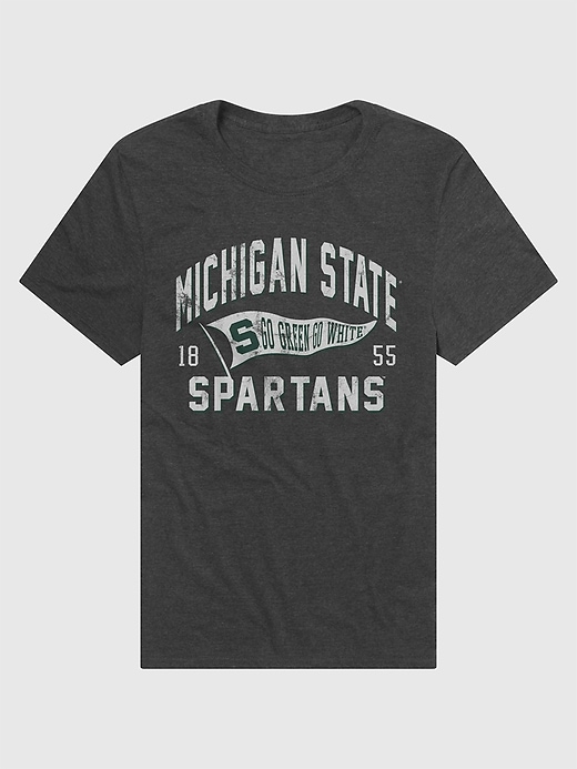 Image number 1 showing, Michigan State Spartans Banner Graphic T-Shirt