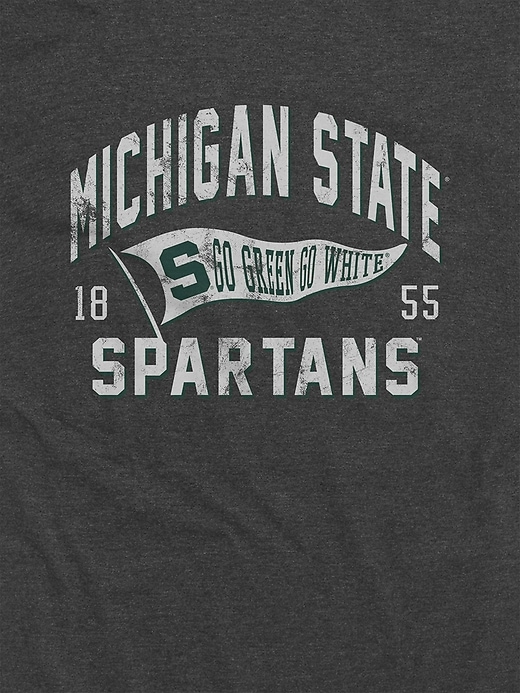 Image number 3 showing, Michigan State Spartans Banner Graphic T-Shirt
