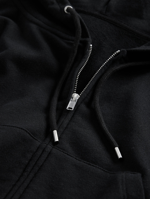 Image number 5 showing, Heavyweight French Terry Oversized Zip Wedge Hoodie
