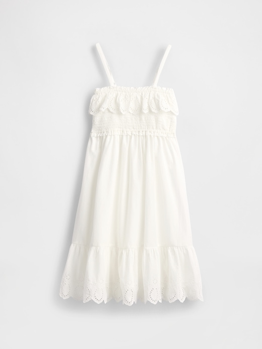 Image number 2 showing, Kids Smocked Ruffle Midi Dress