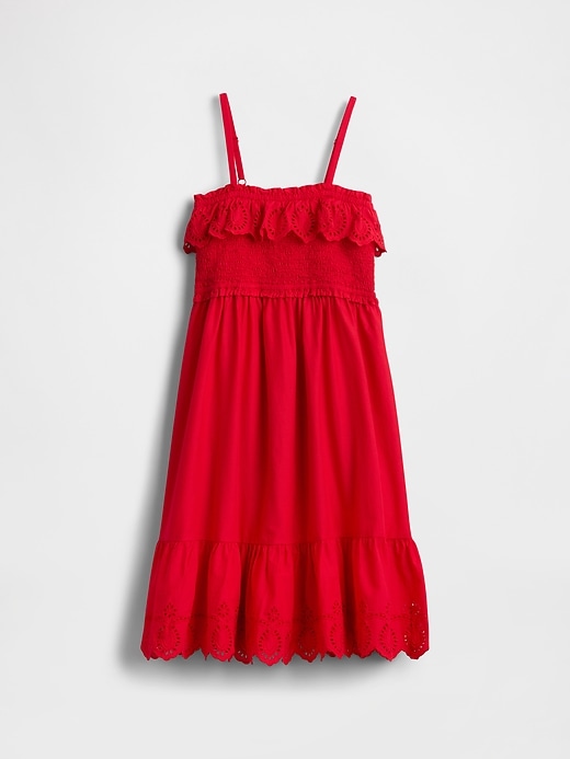 Image number 2 showing, Kids Smocked Ruffle Midi Dress