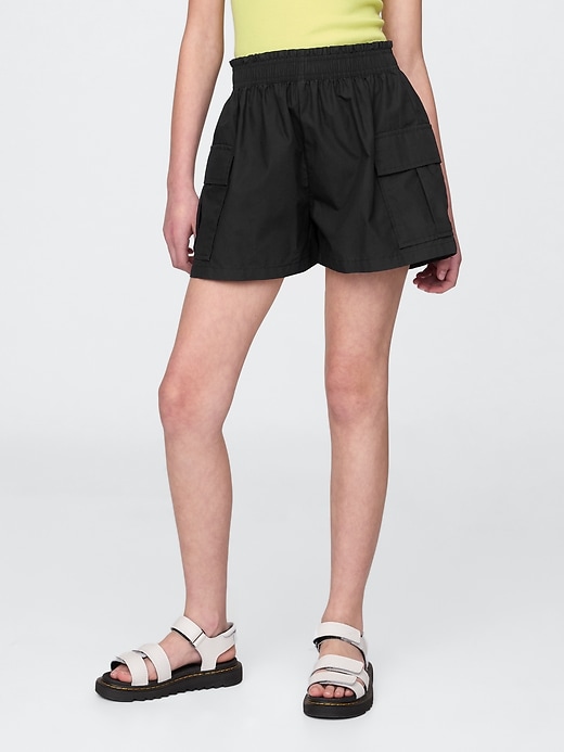 Image number 3 showing, Kids Poplin Easy Cargo Shorts