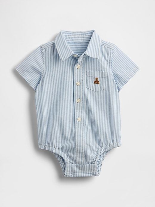 Image number 1 showing, Baby Oxford Bodysuit