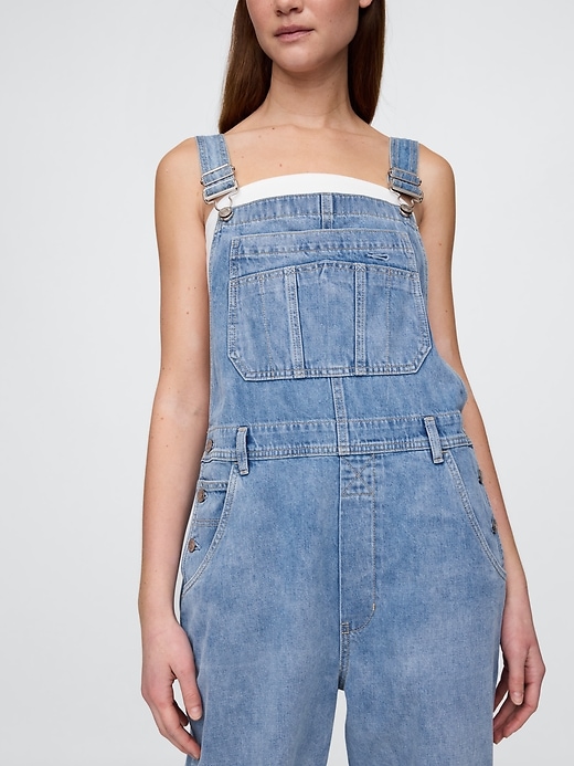 Image number 3 showing, Loose Overalls