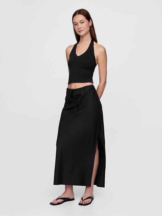 Image number 2 showing, CloseKnit Cropped Halter Top