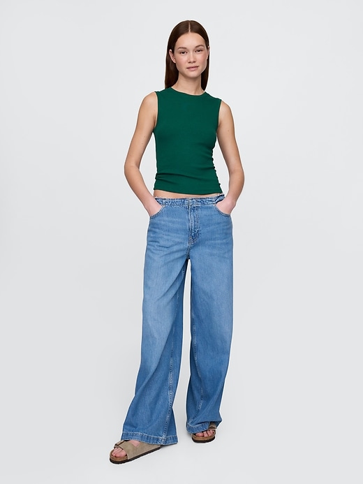 Image number 2 showing, Modern Rib High Neck Top