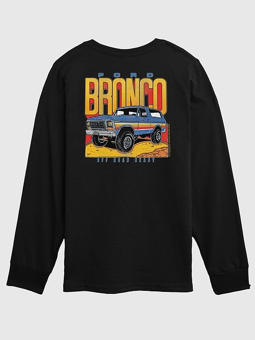 Image number 2 showing, Kids Ford Bronco Off Road Ready Long Sleeve Graphic Tee