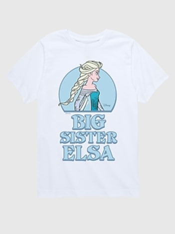 Toddler Frozen Big Sister Elsa Short Sleeve Graphic Tee