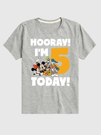 Toddler Disney Hooray Im 5 Today Graphic Tee
