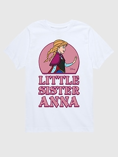 Toddler Frozen Little Sister Anna Short Sleeve Graphic Tee