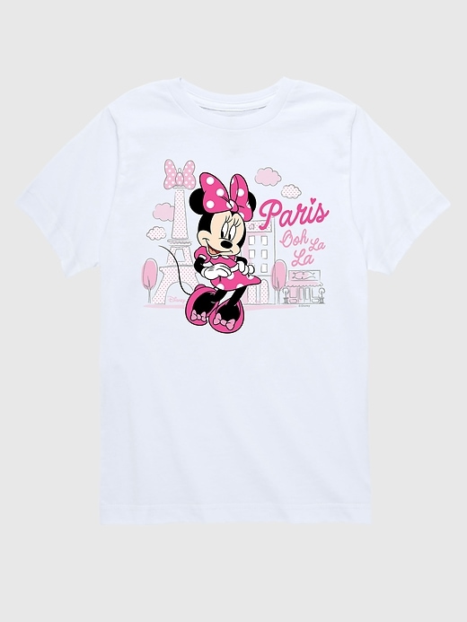 Image number 1 showing, Toddler Disney Minnie Mouse Paris Ooh La La Short Sleeve Tee