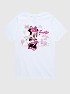 Toddler Disney Minnie Mouse Paris Ooh La La Short Sleeve Tee