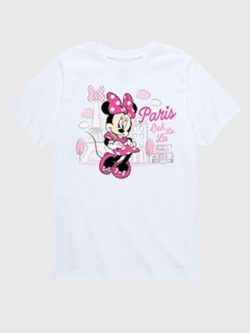Toddler Disney Minnie Mouse Paris Ooh La La Short Sleeve Tee