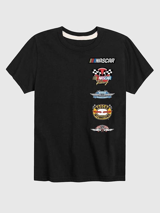Image number 1 showing, Kids NASCAR Historical Logos Stacked Short Sleeve Graphic Tee