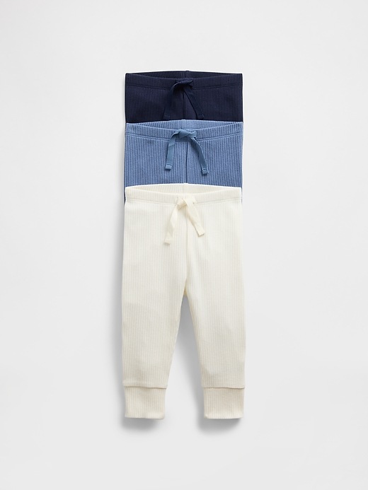 Image number 1 showing, Baby First Favorites TinyRib Pants (3-Pack)