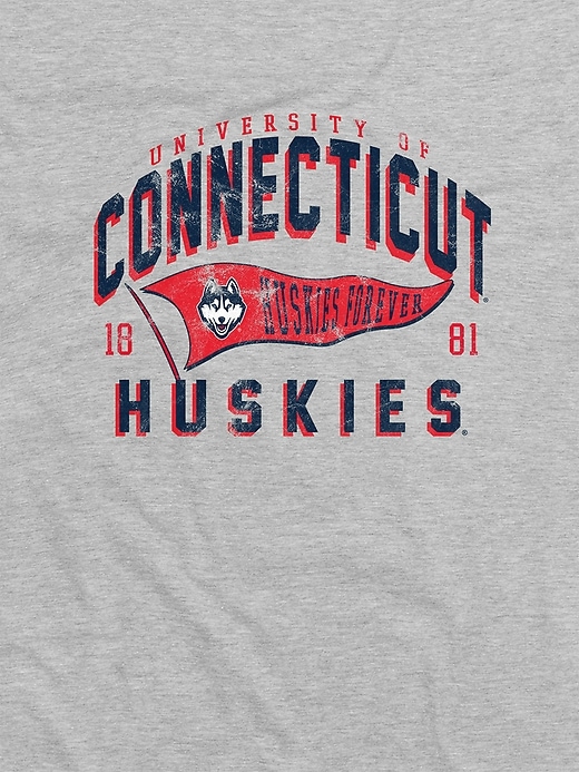 Image number 3 showing, UConn Huskies Banner Graphic T-Shirt