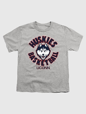 Kids UConn Huskies Basketball Graphic T-Shirt