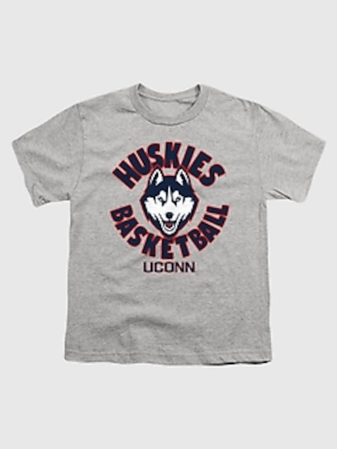 Kids UConn Huskies Basketball Graphic T-Shirt