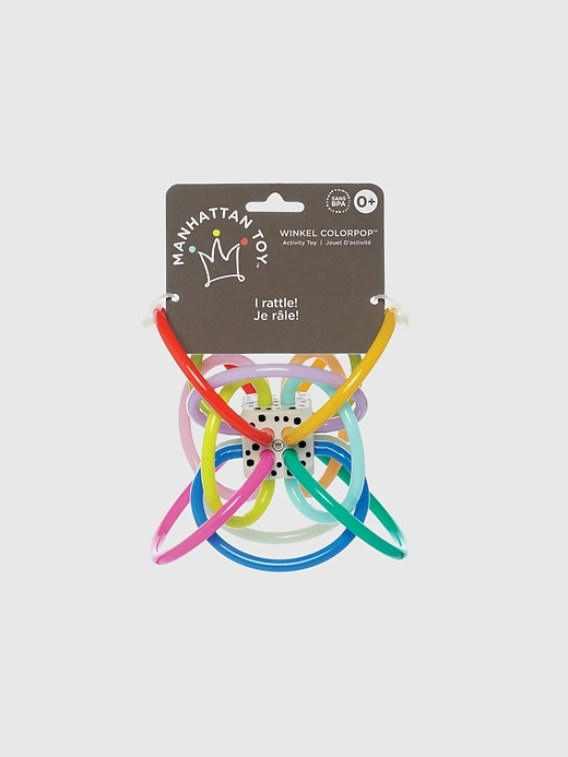 Image number 5 showing, Winkel Colorpop Rattle and Sensory Teether Toy