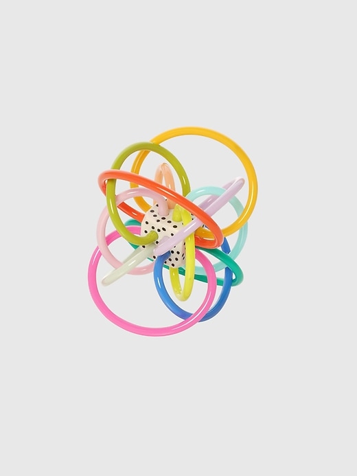 Image number 2 showing, Winkel Colorpop Rattle and Sensory Teether Toy